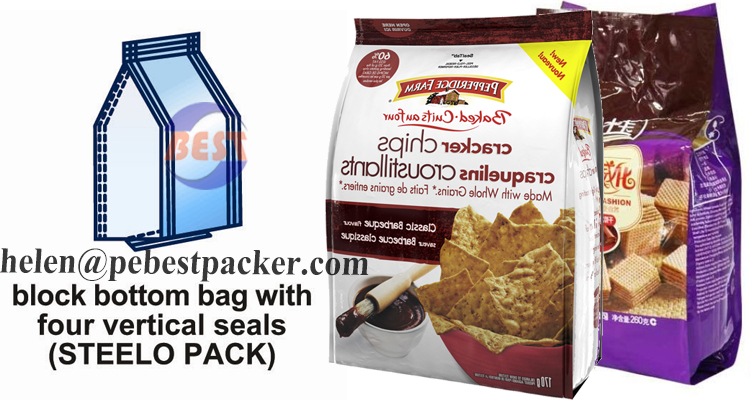 Steelo Pack立式袋裝底袋包裝機寵物食品，休閑食品